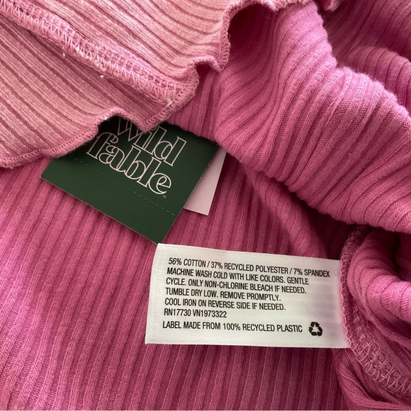 Wild Fable ribbed tank top NWT - Picture 6 of 7